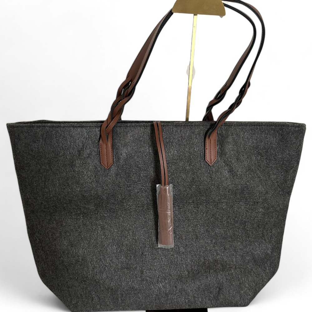 Women's Unbranded Tote Bag Large Gray